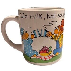 Vintage 1987 The Berenstain Bears Mug Cup Princess House Exclusive Ceramic